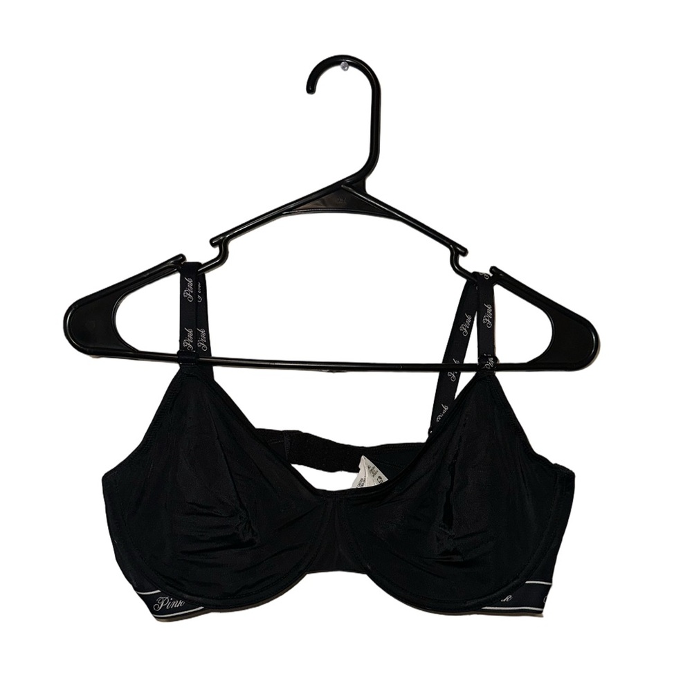 Victoria's Secret Black “Pink” Bra